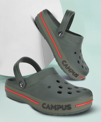 CAMPUS Men Clogs(Olive , 8)