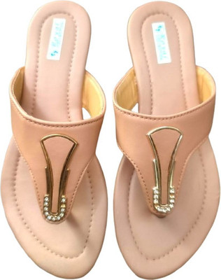Nicesteps Women Flats(Beige , 7)