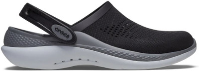 fizz Men Clogs(Black, White , 11)