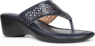 Bata Women Heels(Blue , 5)