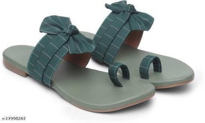 kavyansh Women Sandals(Green , 4)