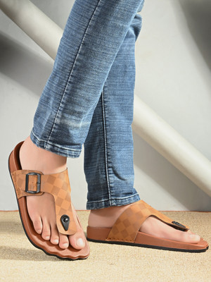 Arivo Men Sandals(Tan , 7)