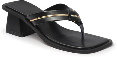 Kvest Women Heels(Black , 4)