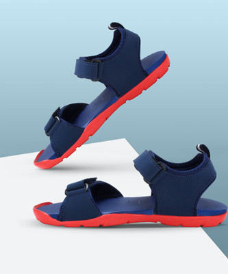 Sparx SS 473 Men Sandals(Navy, Red , 10)