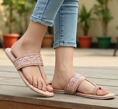 Dmy Women Flats(Black , 7)