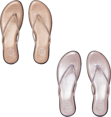 Petal And Pout Women Wedges(Gold , 9)