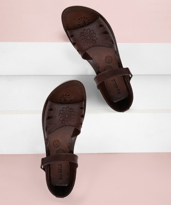 asian Women Flats(Brown , 5)
