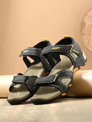 PORT Men Sandals(Grey , 6)