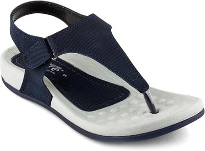 COMBO Women Flats(Navy, Blue , 6)