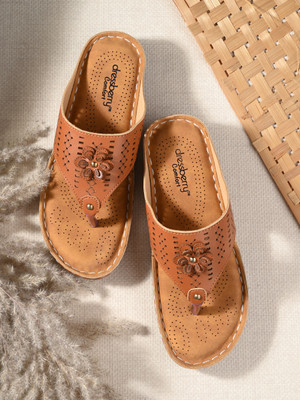 Dressberry Women Flats(Tan , 4)