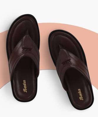 Bata men brown sandals sales