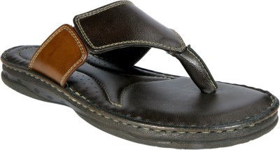 APPELON Men Flats(Brown, Black , 10)