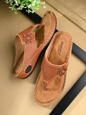 Dressberry Women Flats(Tan , 4)