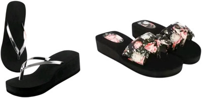 Komfy Women Flats(Silver, Multicolor , 4)