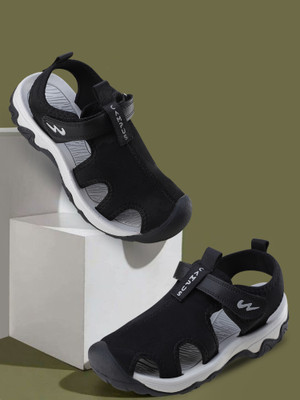 CAMPUS Men Sports Sandals(Black , 6)