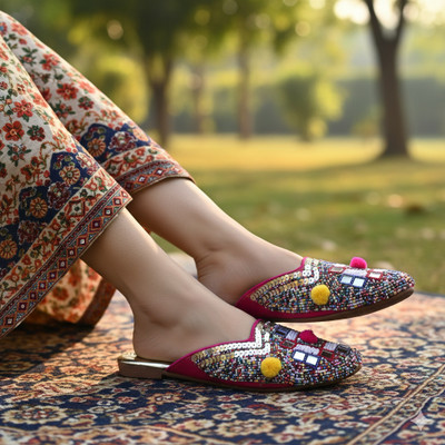 RAVIS Women Flats(Multicolor , 5)