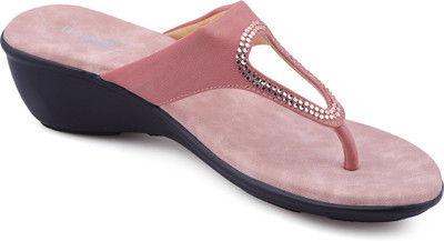 DLORZERI Women Flats(Pink , 6)