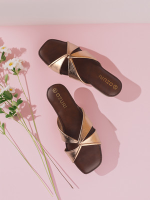 OZURI Women Flats(Gold , 4)