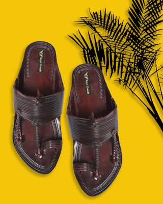 Royal Khwaab Men Flats(Tan , 10)