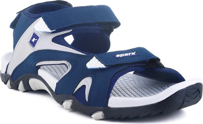Sparx SS 453 Men Sandals(Blue, Grey , 8)