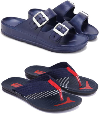 DRACKFOOT Men Slides(Navy , 8)
