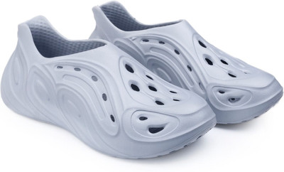 Unique Goods Haven Men Clogs(Grey , 8)