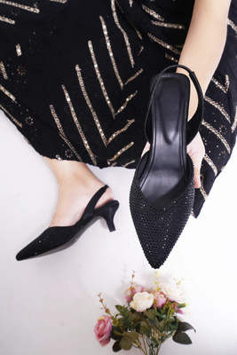 Looper Women Bellies(Black , 4)