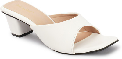 Smart & Sleek Women Heels(White , 7)