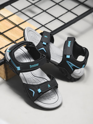 Roadster Men Sandals(Black, Black , 7)