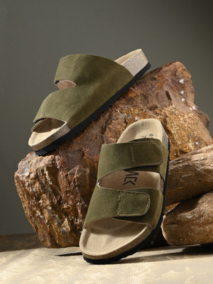 Afrojack Men Sandals(Green , 10)
