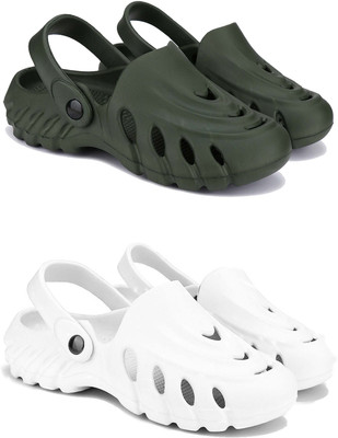 ABN Men Casual(Olive, White , 6)