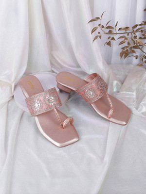 METRO Women Heels(Pink , 5)