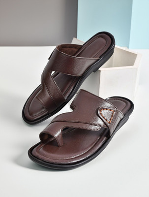 SKORPION Men Sandals(Brown , 10)