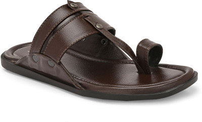 PROVOGUE Men Sandals(Brown , 8)
