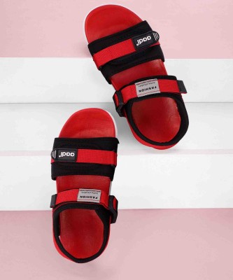 aadi Synthetic| Lightweight| Premiun| Comfort| Summer Tendy| Outdoor| Men Red Sports Sandals