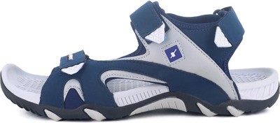 Sparx SS 453 Men Sandals(Navy, Grey , 6)