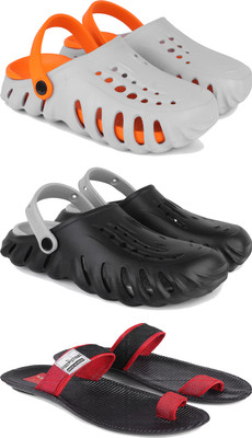 DRACKFOOT Men Clogs(Red , 7)