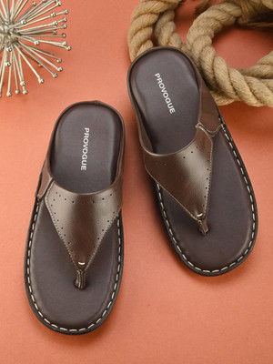 PROVOGUE Men Sandals(Brown , 9)