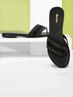 Bata Easter Women Women Flats(Black , 6 UK/India)