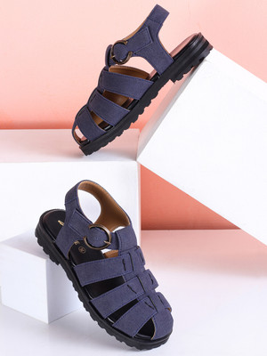 TRASE Women Heels(Navy , 8)