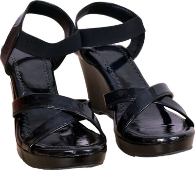 Be Found Women Heels(Black , 8)