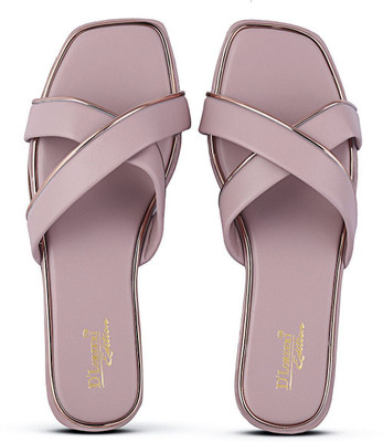 DLORZERI Women Flats(Purple , 4)