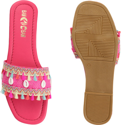 Bambam Women Flats(Pink , 4)