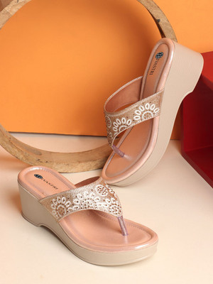 Divastri Women Heels(Pink , 9)