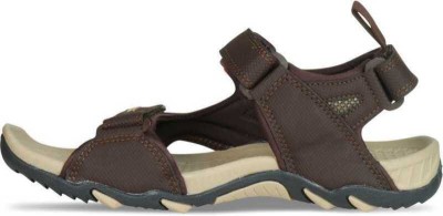 Sparx SS 485 Men Sports Sandals(Brown, Beige , 7)