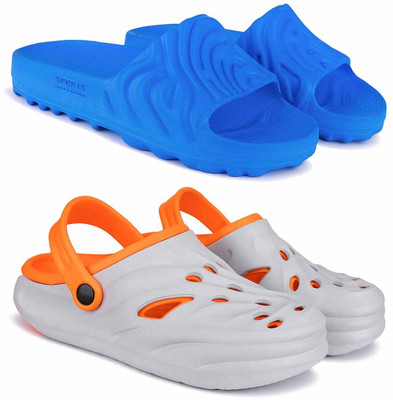 BERSACHE Men Clogs(Multicolor , 8)