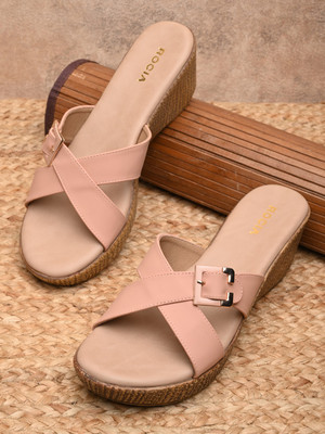 ROCIA Women Heels(Pink , 7)