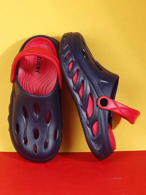 Zuery Men Clogs(Red , 8.5)