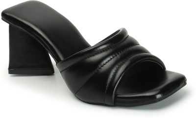 Ophelia Women Heels(Black , 9)