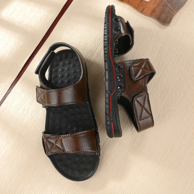 Rising Wolf Men Sandals(Brown , 10)